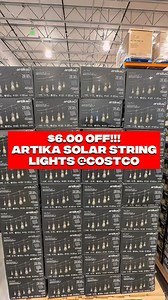 Costco’s got Artika’s solar string lights on sale for just $23.99, and they’re a backyard game-changer. Easy to install, no wires, and they charge by day and shine all night. Know someone who needs a patio upgrade? Send this to them! @artikaofficial @costco #CostcoFinds #CostcoWonders #ArtikaLights #OutdoorLighting #SolarStringLights #PatioVibes #BackyardGoals #SummerNights #CostcoSale | Costco Wonders