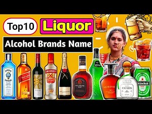 Top 10 Best Liquor Brands Name List with Country of Origin & Alcohol Percentage (ABV)! 🥃