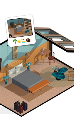 ¿Cómo fue tu primera semana completa del año? 👀 Por aquí todavía echamos de menos las vacaciones… sobre todo cuando trabajamos en un espacio tan bonito como esta habitación de hotel 🥰 Para volver al ritmo de trabajo, ¿qué tal una ayuda de Blocks? Descubre nuestros planes en la web y optimiza tu trabajo. #Blocks #BIM #Arquitectura #VueltaAlTrabajo #DiseñoDeInteriores