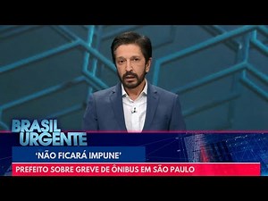 'Essa atitude não ficará impune', diz prefeito sobre greve de ônibus em SP | Brasil Urgente