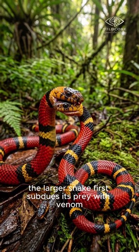This Snake Ate Its Own Kind...#coralsnake