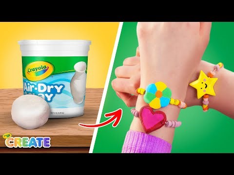 Fun Jewelry-Making Crafts with Crayola Model Magic & Clay