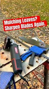 Mulching Leaves? Keep The Blades Sharp!