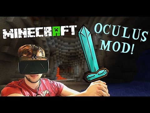 Minecraft - OCULUS RIFT DK2 MOD! - Minecrift 1.8.1 Virtual Reality Mod - ITS AWESOME ! [HD]