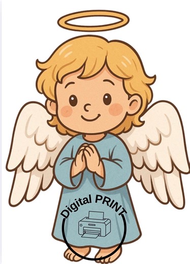 Angel Poster – 9 A4 Printable Sheets | Christian Nursery Wall Art for Sunday School, Bible Lessons & Kids’ Activities. PDF. Digital - Etsy