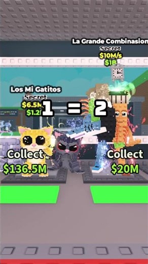 Real value of Los Mi Gatitos 🤯 | Roblox Steal a Brainrot #roblox #stealabrainrot #shorts #trading