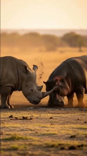 Hippo vs Rhino: Ultimate Wildlife Face-Off