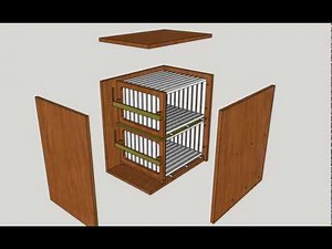 Slovenian AZ Hive 3D models AZ Frame