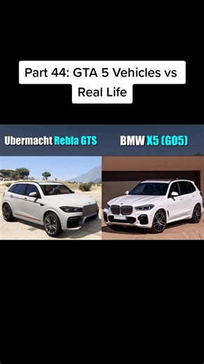 Real Life GTA 5 Vehicles Comparison