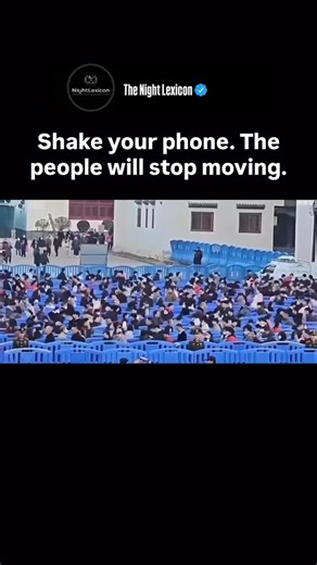 The Night Lexicon on Instagram: "The illusion you're seeing is called the "Phi Phenomenon" or "Stop Motion Illusion." It creates the appearance that moving objects, like people, freeze in place when the camera or viewer's perspective is disrupted, such as when shaking or stopping a phone. The brief interruption tricks the brain into thinking the motion has stopped."