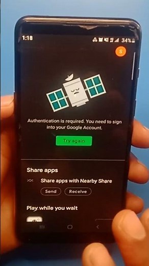 authentication is required play store problem/authentication is required google play store #shorts