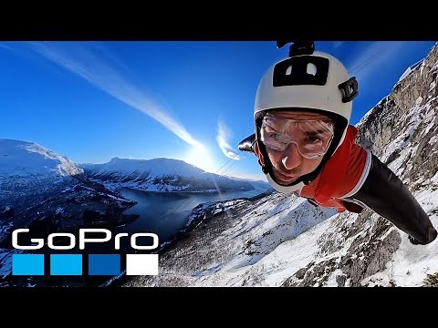 GoPro Awards: Sledding Off of a Cliff | Wingsuit BASE in Norway