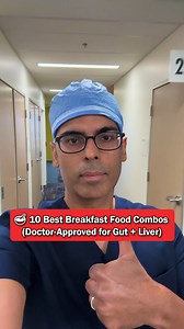 🥣 10 Best Breakfast Food Combos (Doctor-Approved for Gut Liver) ⚠️ Which of these combos would you actually try tomorrow morning? I share quick tips here—but if you want the full, science-backed breakdowns, I go deeper on YouTube. No fluff, just real insights. Subscribe if you’re serious about your health. ✅ https://www.youtube.com/@doctorsethi #breakfast #breakfastfood #DigestiveHealth #healthtips #health | Saurabh Sethi MD