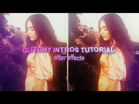 tiktok guide | glitchy intros | after effects