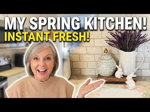 My Spring Kitchen Refresh | Easy Decor & Styling Tips