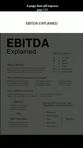 The EBITDA Explained: "Why Your Accountant is Lying to You"