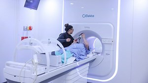 6.4K views · 35 reactions | Life-changing cancer treatments are now closer to home. The Arthur J.E. Child Comprehensive Cancer Centre has treated its first patient using MR-Linac. This technology combines real-time MRI imaging with radiation therapy to target tumours more precisely than ever before. “It’s a really good option,” says Barry Flavelle, the first patient treated. “Less side effects. Less visits.” | Alberta Health Services | Facebook