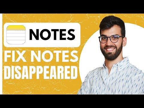 iPhone Notes Disappeared - EASY How To FIX Guide (2024)