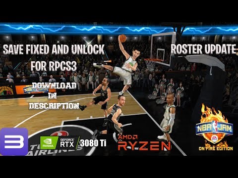 RPCS3 NBA Jam: On Fire Edition Roster offline Update Fixed (Files in Description)