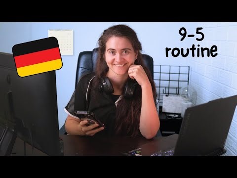 My easy language learning routine with a 9-5 job [Study Vlog]