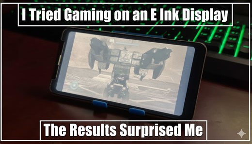 I Tried Gaming on an E Ink Display — The Results Surprised Me