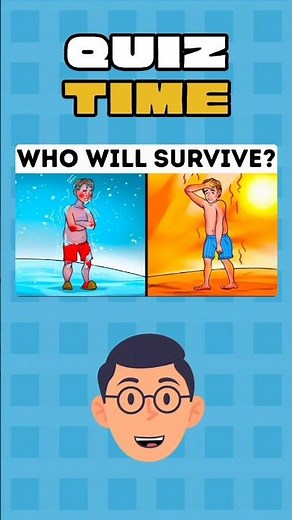 HOT vs COLD Challenge! Who Will Survive? | Animated Short#youtubeshorts