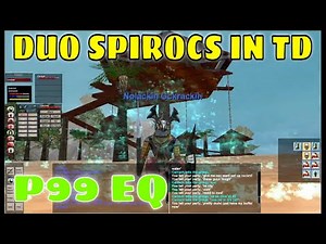 P99 EQ Trying Spirocs in Timorous Deep Lvl 45-50 camp / Everquest Project 1999 green Shaman Monk Duo