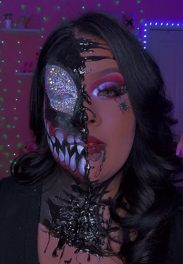 Colorful Venom Makeup Tutorial | Step-by-Step Eye Shadow Look