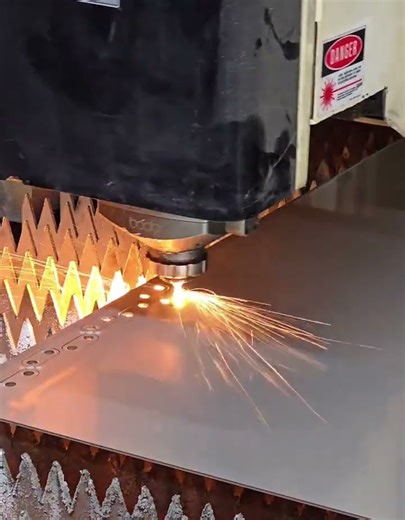 High-Speed Laser Cutting in Action 🔥