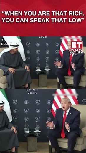 “When You're That Rich…” Trump's Joke With MBZ Steals The Show At G7 Summit #shorts #trump