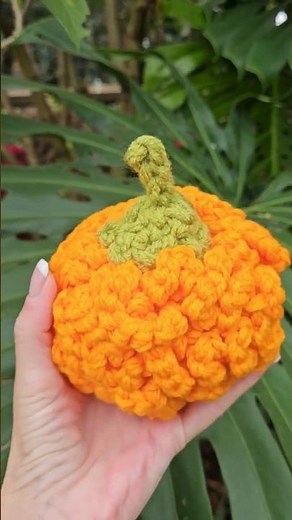 Crochet Hack: Pumpkin Without Stuffing! 🎃