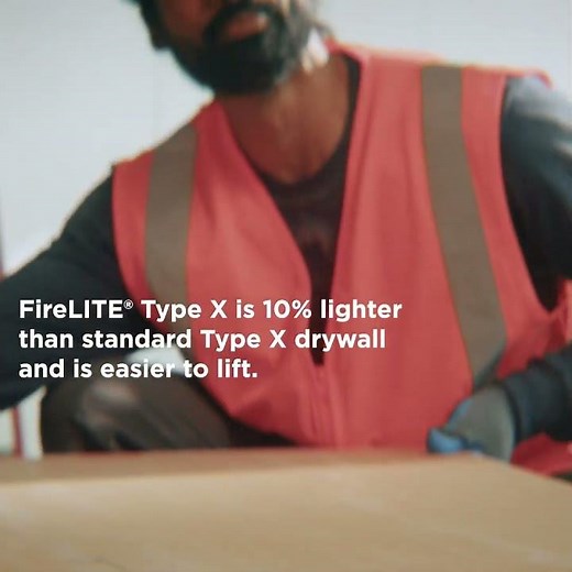 FireLITE® Type X Lightweight Drywall Panels - Time To Be There | CertainTeed