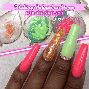 2.6M views · 7.1K reactions | Does HOMEMADE POLYGEL Work?! The Results Are 藍 | Longhairprettynails | Facebook