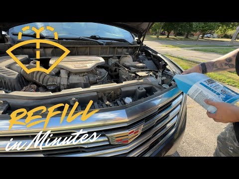 Cadillac XT5 Washer Fluid Made Easy
