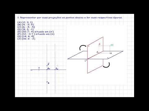 LESSON 2 - DESCRIPTIVE GEOMETRY: INTRODUCTION TO THE STUDY OF THE POINT - SOLVED EXERCISES - EPURE