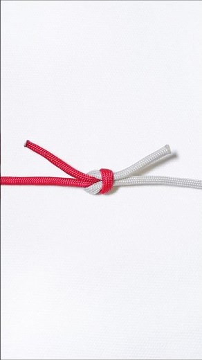 本結びの結び方！（固結び）【素早く高速で 一瞬で結べる！マジックみたいなロープワーク】2本のロープを１本に繋ぐ方法！Quick Square Knot