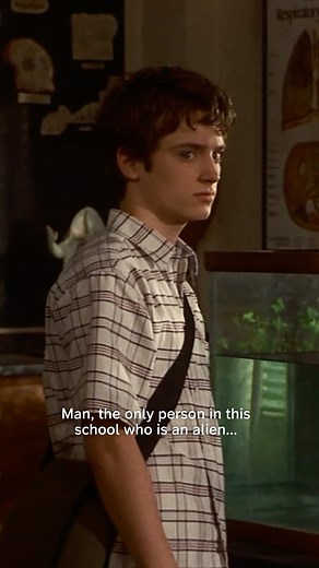 Elijah Wood really went from saving earth to saving middle earth. Class is in session ✏️ The Faculty on Paramount . #TheFaculty #ElijahWood #JoshHartnett | Nerd Out Paramount