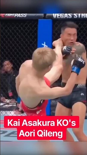 KAI ASAKURA DESTROYS AORI QILENG 😱🔥 | UFC SHANGHAI