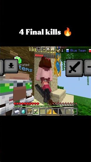 😈I Get 4 Final Kills... Quickly 🔥 #minecraft #hive