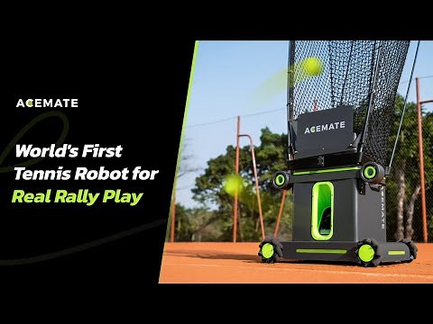 Meet Acemate – the world’s first tennis robot designed for real rally play!