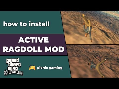 How to install Ragdoll for player in GTA SA | Active Ragdoll Mod Gta Sa | San Andreas Ragdolls