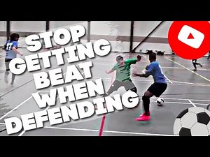 How To Defend In Futsal / Football / Soccer - 1v1 Defending Tutorial | Defensive Tips & Tactics