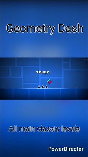 Geometry Dash All main classic levels | official past trend #geometrydash #gd #gdmeme #gdmemes