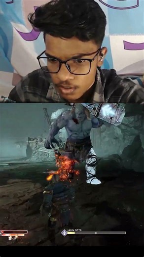 "JÁRN FÓTR" Sanki Gorilla vs "kartos" journey to the mountain #godofwar #infinitexd #gaming
