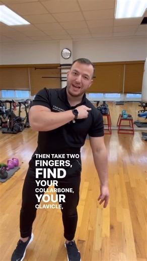 Super EASY Shoulder Pain Fix 😍 - This is one of those manual “tricks” that helps to open up that shoulder range of motion… really damn quickly 🧙‍♂️ - This one in particular is working through the muscles in your chest and rotator muscle groups which can greatly impact your shoulder 🔥 This move is incredible!! - Give this a try and let me know how it feels! 🕺🏻 - As always, if this move causes you pain, decrease the range of movement. If pain persists, stop the exercise! 🤗 - - - - - #shoulde