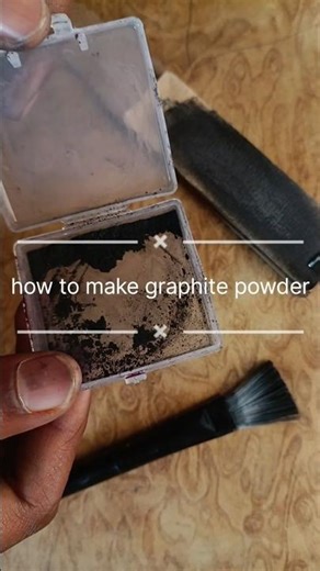 How to Make Graphite Powder for SUPER SMOOTH Shading ✏️🔥 (Easy Trick!)