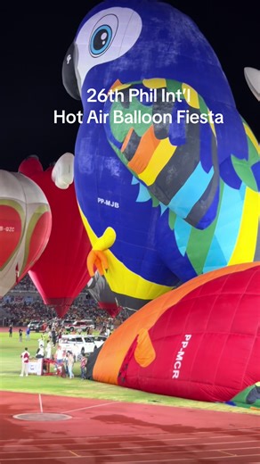 26th Philippines International Hot Air Balloon Fiesta Day 2 highlights✨ #newcityclark #hotairballoon #athleticsstadium