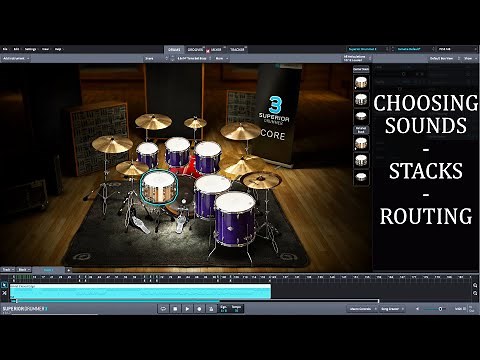 Superior Drummer 3 and Reaper Mix Setup - Sounds and Routing