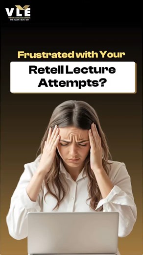 How to get Retell Lecture right in PTE Exam? Let's hear from our VLE trainers!  Check out the full video on our YouTube - https://www.youtube.com/watch?v=_9IrqHtAEN8 #pte #ptespeaking #studyabroad #pteexam #ptescore #pteprepration #vle #studyinaustralia #PTEMockTest | Vision Language Experts - Center for PTE, IELTS, OET & NAATI CCL | Facebook