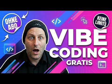 So geht Vibe Coding gratis: Ohne Abo und Limits (der Trick) 👀